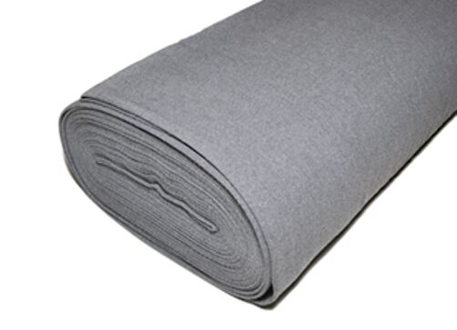 Grey Poly Viscose Material