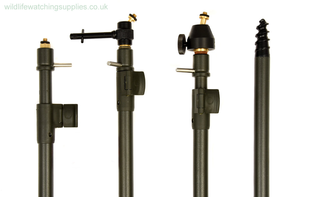 Our Ground Spikes are ideal for trail cameras and camera trap nature photography. Our Ground spike camera mounts can be used for remote triggers, flashguns and small cameras. The camera trap ground spikes can be screwed into the ground for a solid support, ideal for remote wildlife photography.